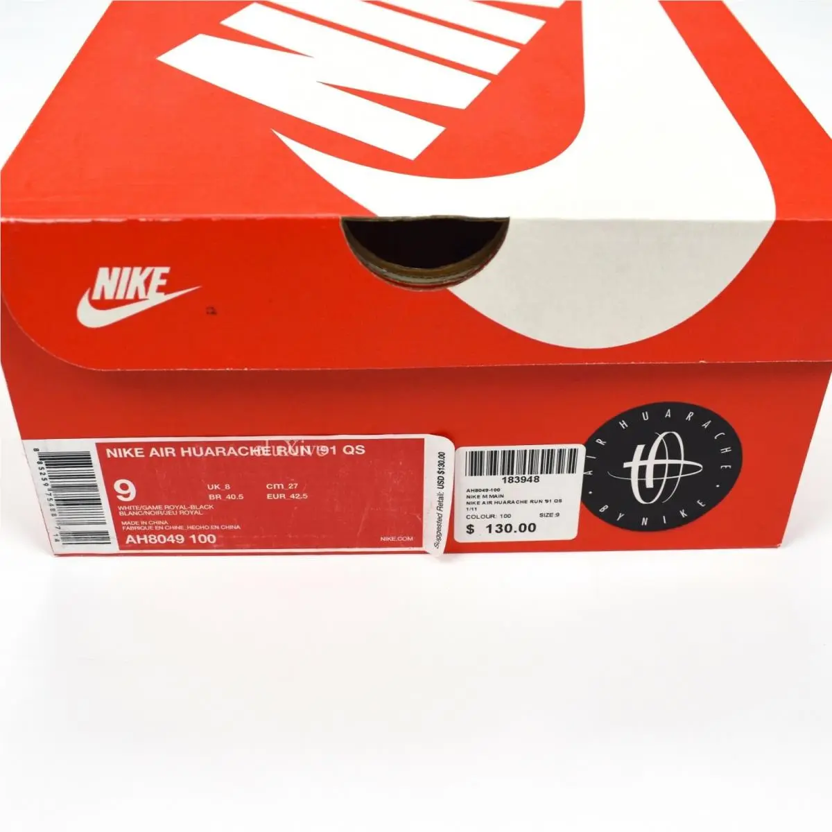 Nike shoes - Nike Air Huarache Run `91 QS - AH8049 100 - White 20
