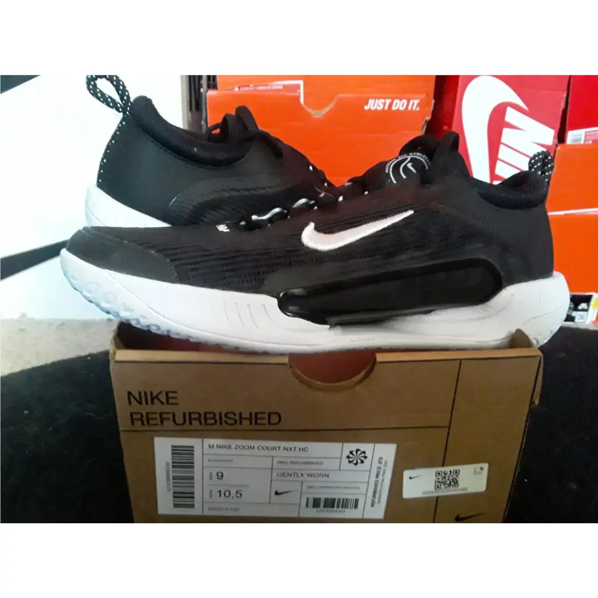 Nike shoes - Nike Zoom Court - Zoom Court - DH0219-010 - Black 4