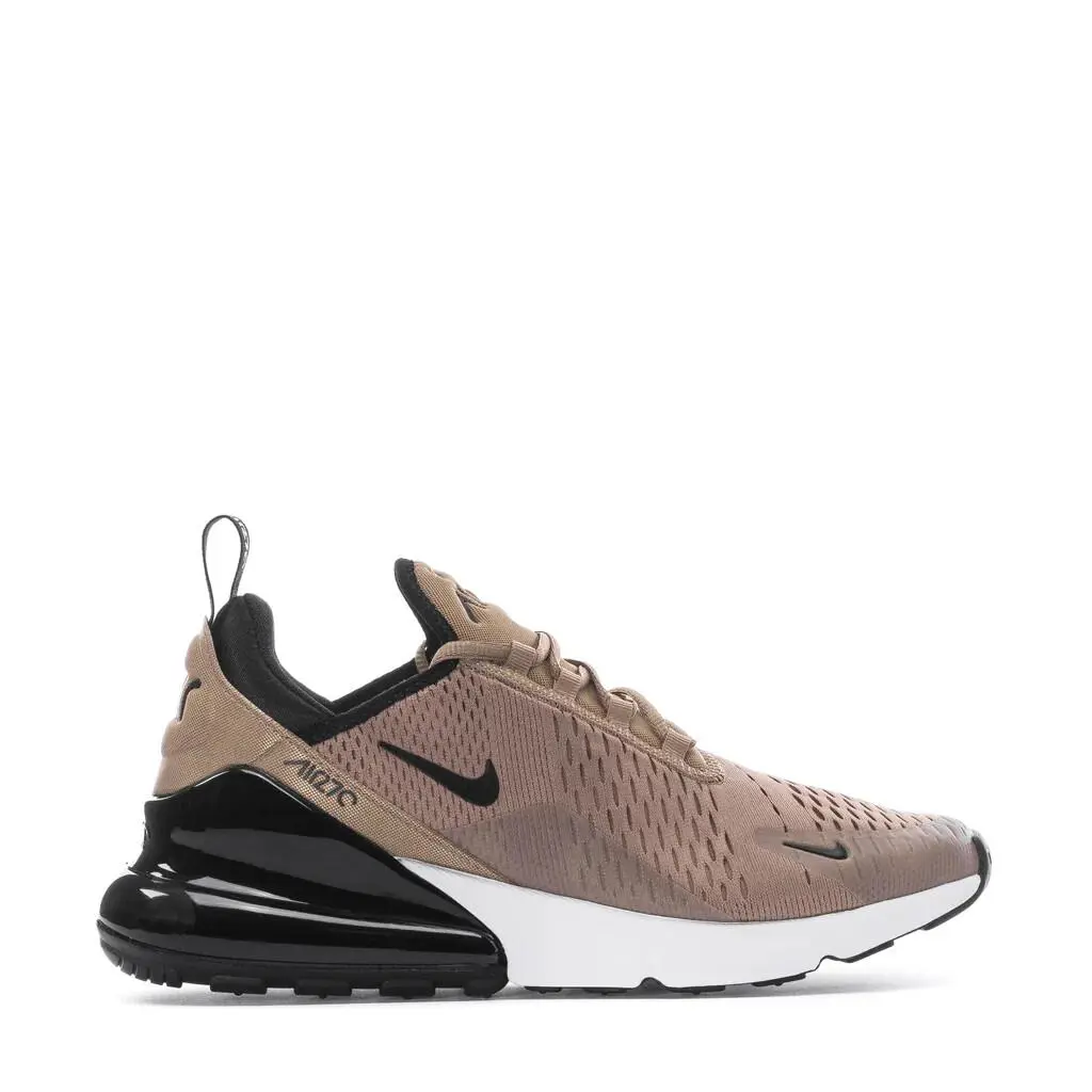 Mens Nike Air Max 270 - FQ8830-247 Khaki/black/white Shoes - Brown