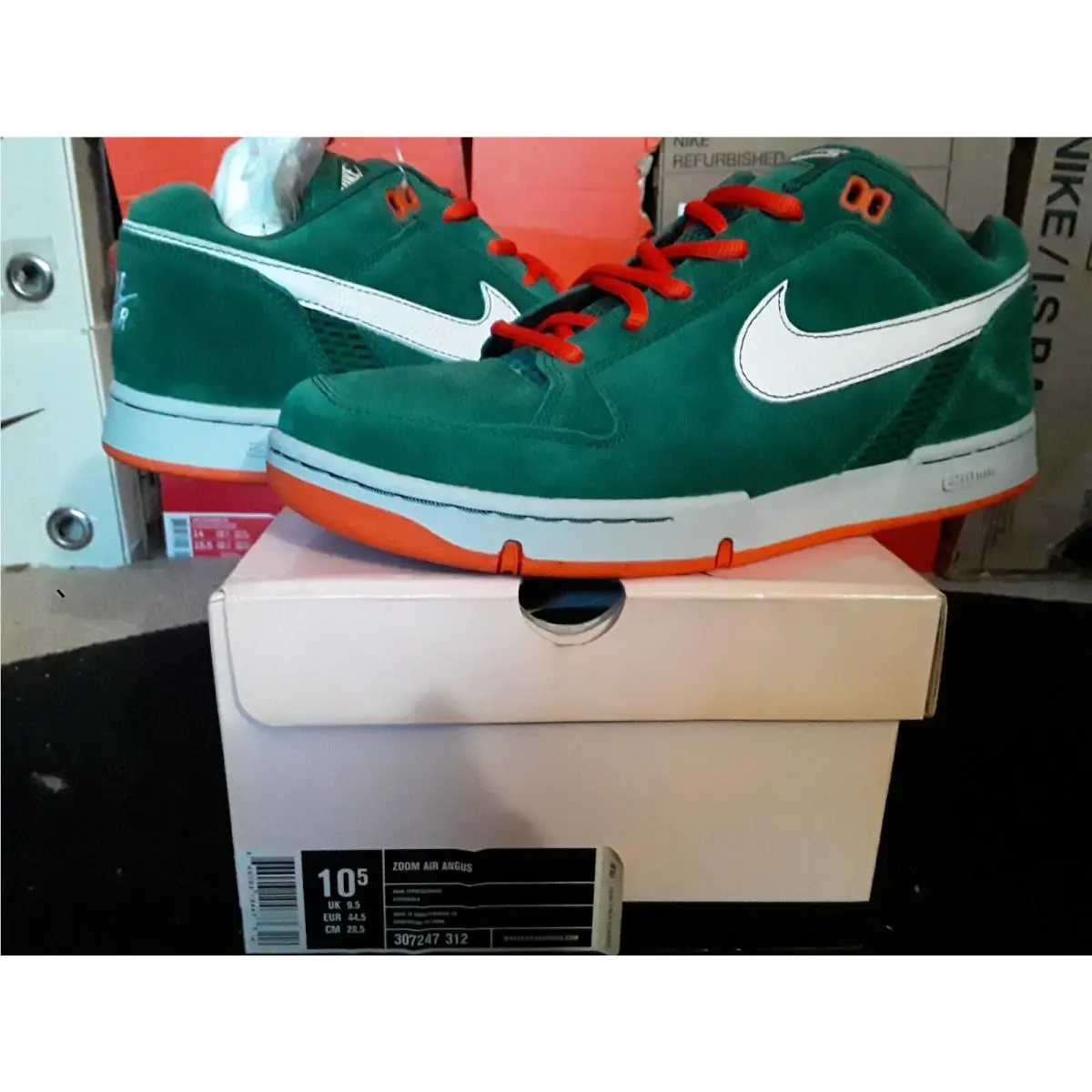 Nike shoes - Nike Air Zoom Angus SB - 307247-312 - Green 0