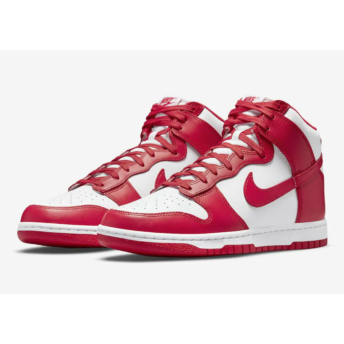 Nike shoes - Nike Dunk High - Dunk High - DD1399 106 - White/University Red 2