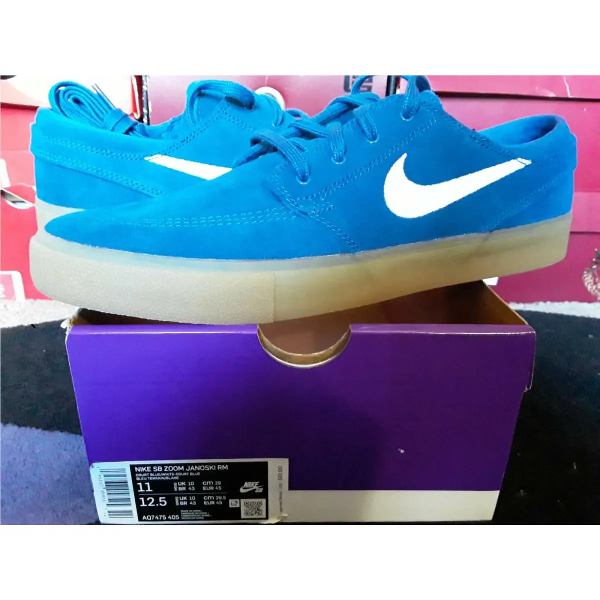 Nike shoes - Nike Zoom Stefan Janoski - Zoom Stefan Janoski - AQ7475 405 - Blue 0