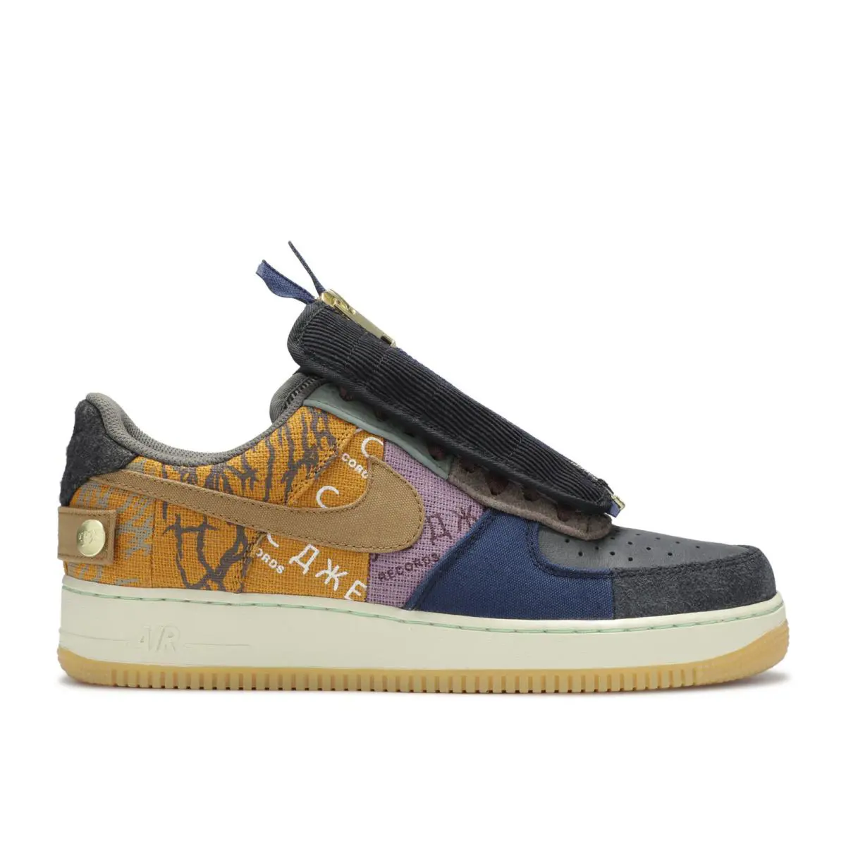Men`s Nike Travis Scott x Air Force 1 Low `cactus Jack` CN2405 900 - Multicolor