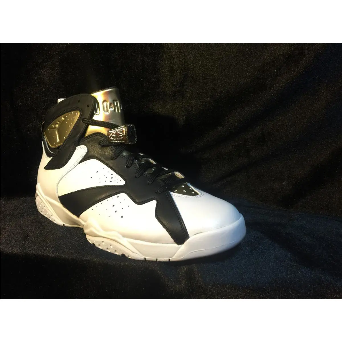 Nike shoes  - WHITE/METALLIC GOLD-BLACK 6