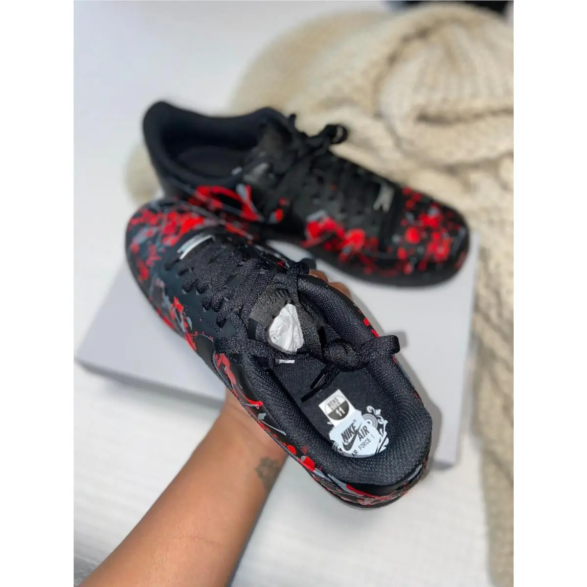 Nike shoes - Nike Air Force 1 - Air Force - DD8959-100 - Black 11