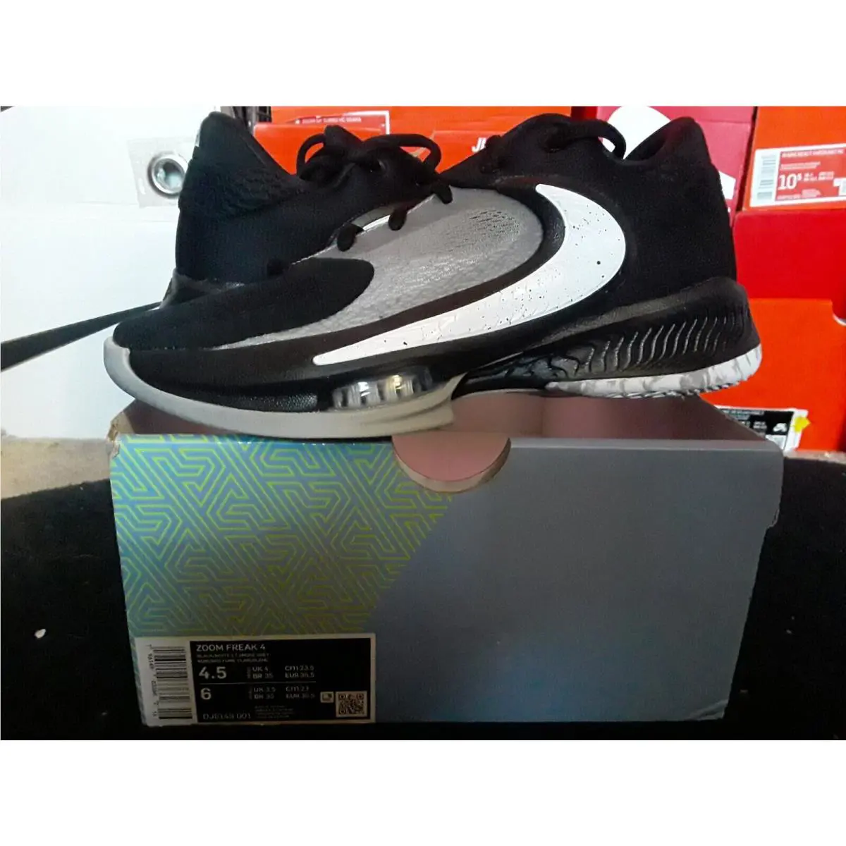 Nike shoes - Nike Zoom Freak - Zoom Freak - DJ6149-001 - Black 4