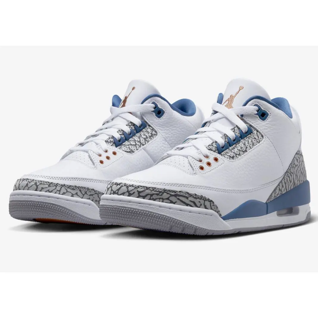 Nike shoes - Air Jordan 3 - Air - CT8532 148 - White/Metallic Copper/True Blue/Cement Grey 0