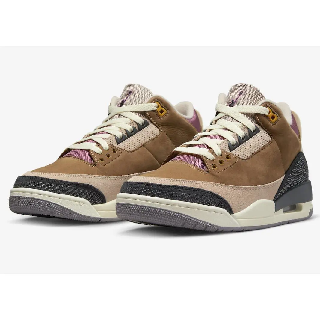 Nike shoes - Jordan 3 - DR8869 200 - Archaeo Brown/Dark Smoke Grey/Fossil Stone/Light Bordeaux/Cement 0
