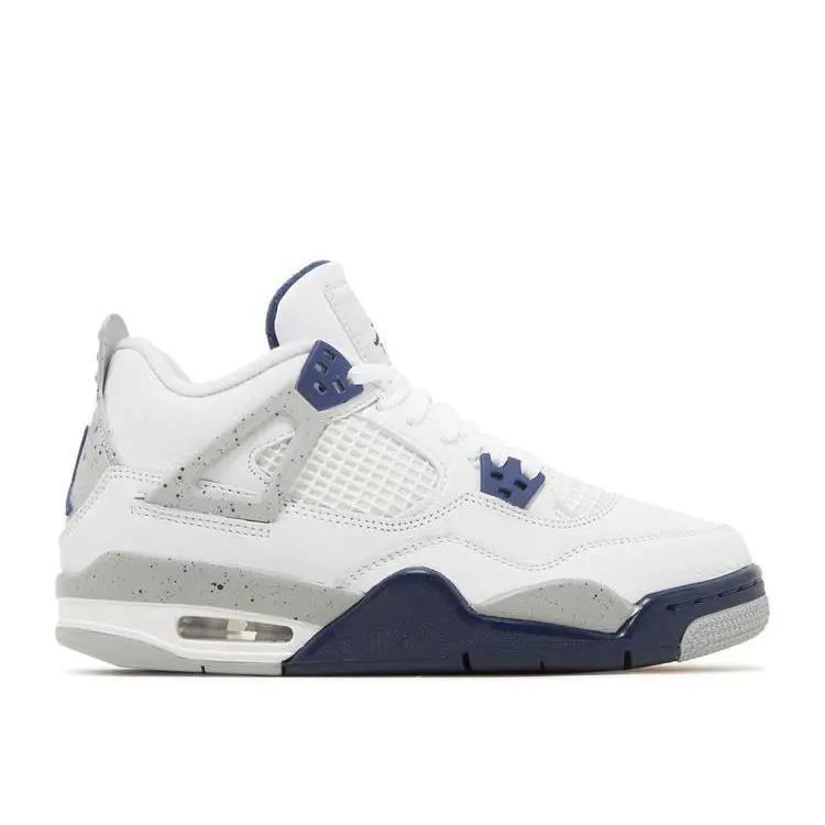 Nike shoes - Air Jordan 4 Retro - Air Retro - 408452 140 - White/Midnight Navy/Light Smoke Grey/Fire Red 1