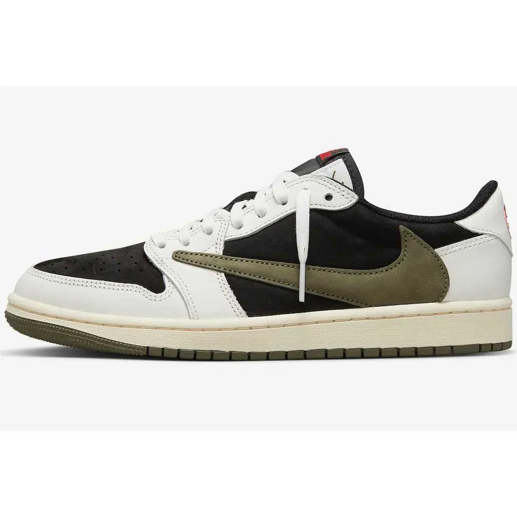 Nike shoes - Nike Women`s Air Jordan 1 Low Travis Scott - DZ4137-106 - White 0