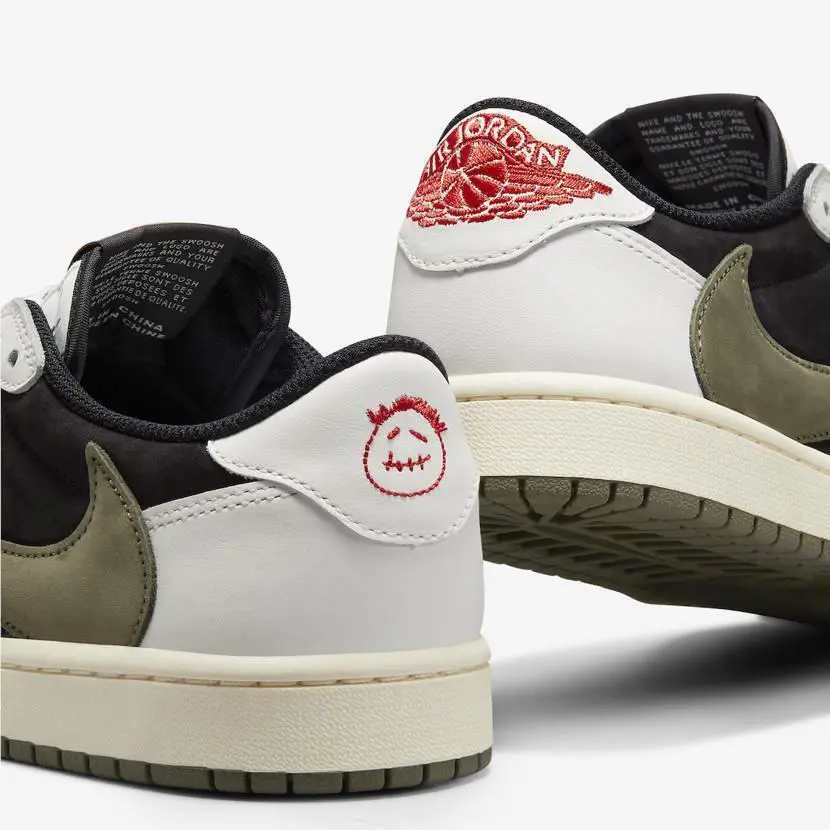 Nike shoes - Nike Women`s Air Jordan 1 Low Travis Scott - DZ4137-106 - White 6