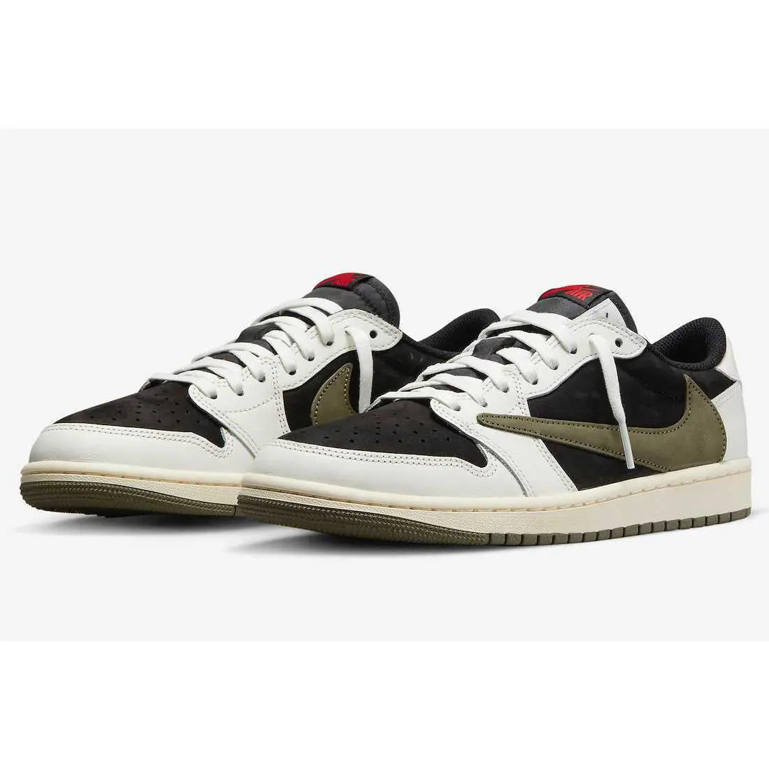 Nike shoes - Nike Women`s Air Jordan 1 Low Travis Scott - DZ4137-106 - White 9