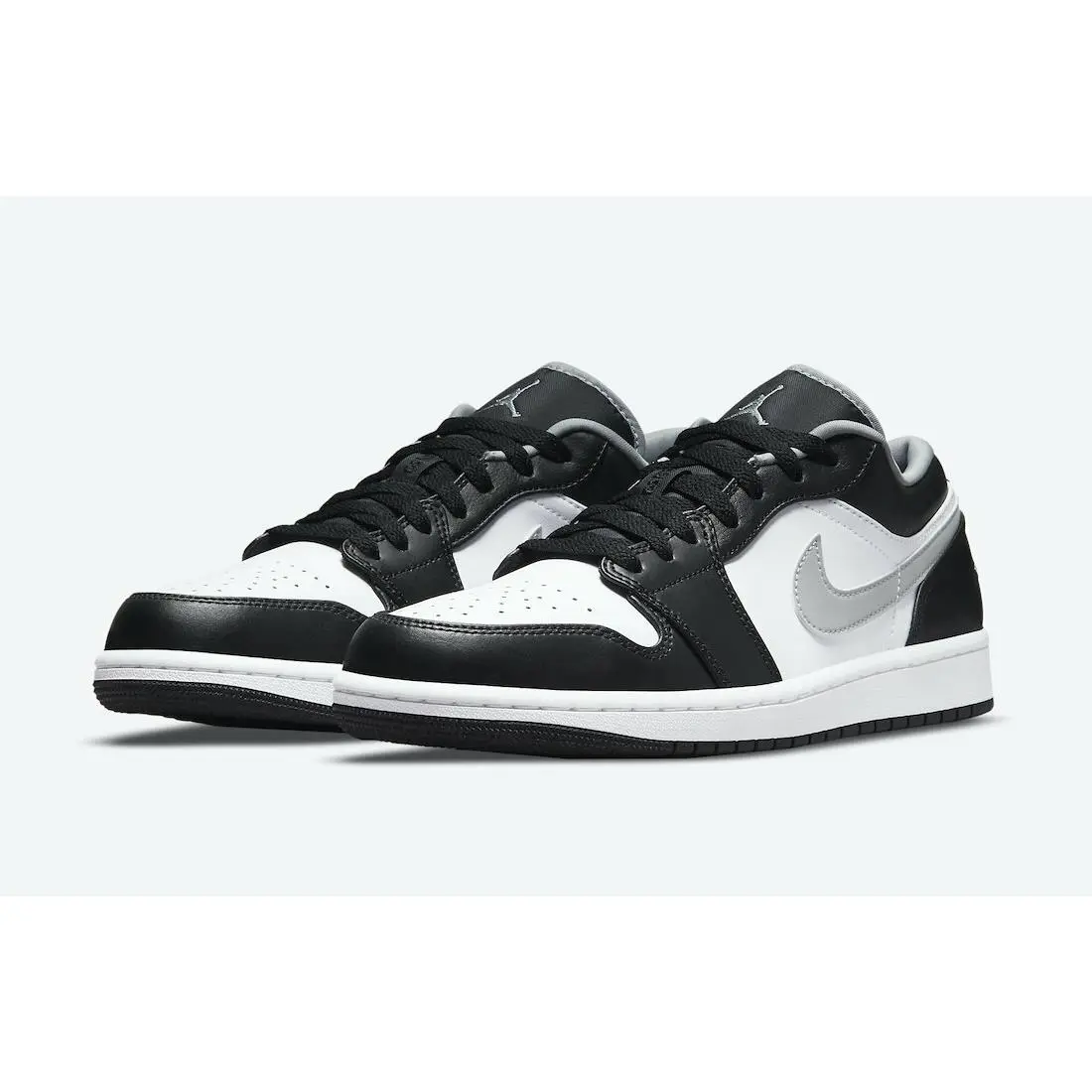 Nike shoes - Nike Men`s Air Jordan 1 Low - 553558 040 - Black/ Grey/ White 1