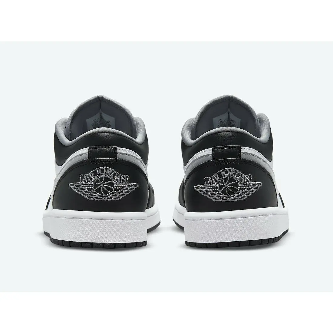 Nike shoes - Nike Men`s Air Jordan 1 Low - 553558 040 - Black/ Grey/ White 3