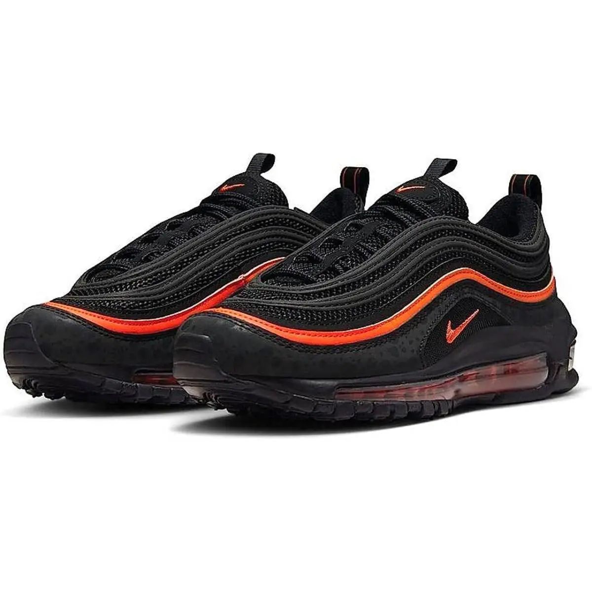 Nike shoes - Nike Air Max 97 - Air Max - Black/Black-Safety Orange (DX3088 001) 0