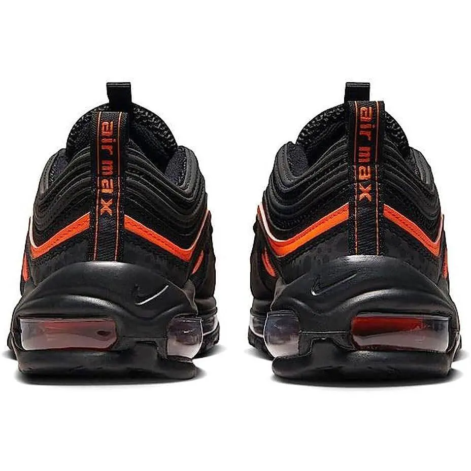 Nike shoes - Nike Air Max 97 - Air Max - Black/Black-Safety Orange (DX3088 001) 2