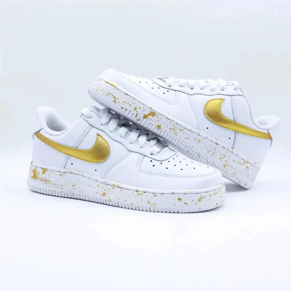 Nike shoes - Nike Air Force 1 - Air Force - DD8959-100 - Gold 7