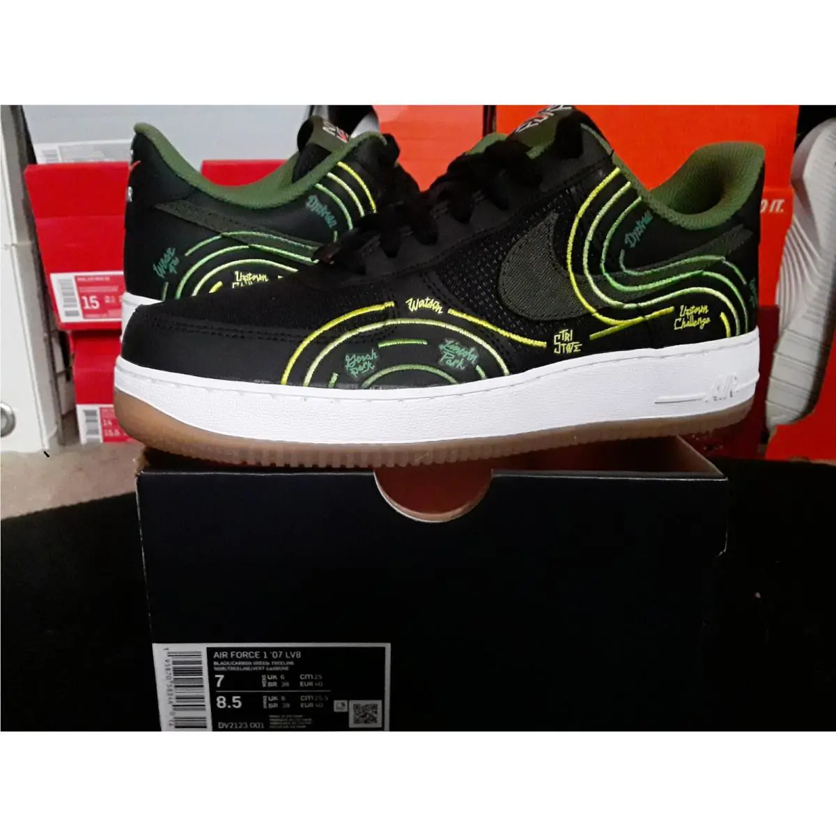 Nike shoes - Nike Air Force 1 - Air Force - DV2123 001 - Black 0