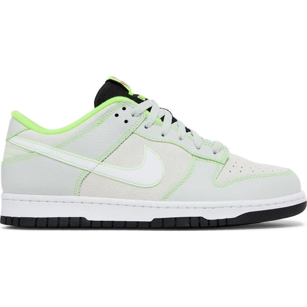 Nike shoes - Nike Dunk Low - Dunk Low - FQ7260-001 - LIGHT SILVER/WHITE/BLACK/ELECTRIC GREEN 0