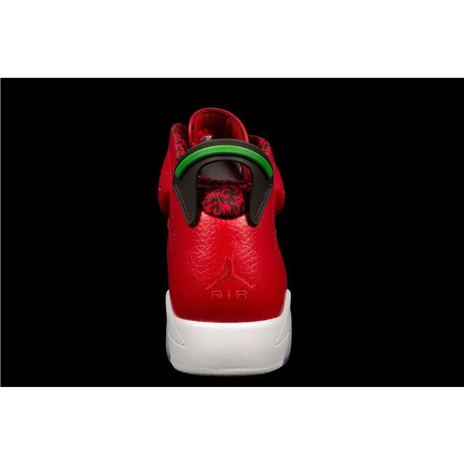 Nike shoes - Jordan 6 - 694091-625 - Varsity Red/Black-White-Classic Green 4