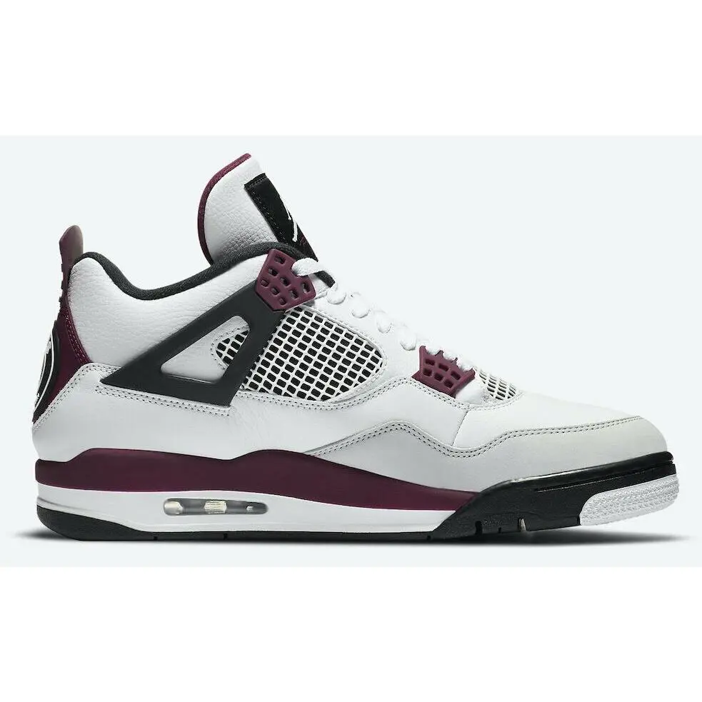 Nike shoes - Retro 4 - Retro - CZ5624 100 - White/Neutral Grey/Black/Bordeaux 2