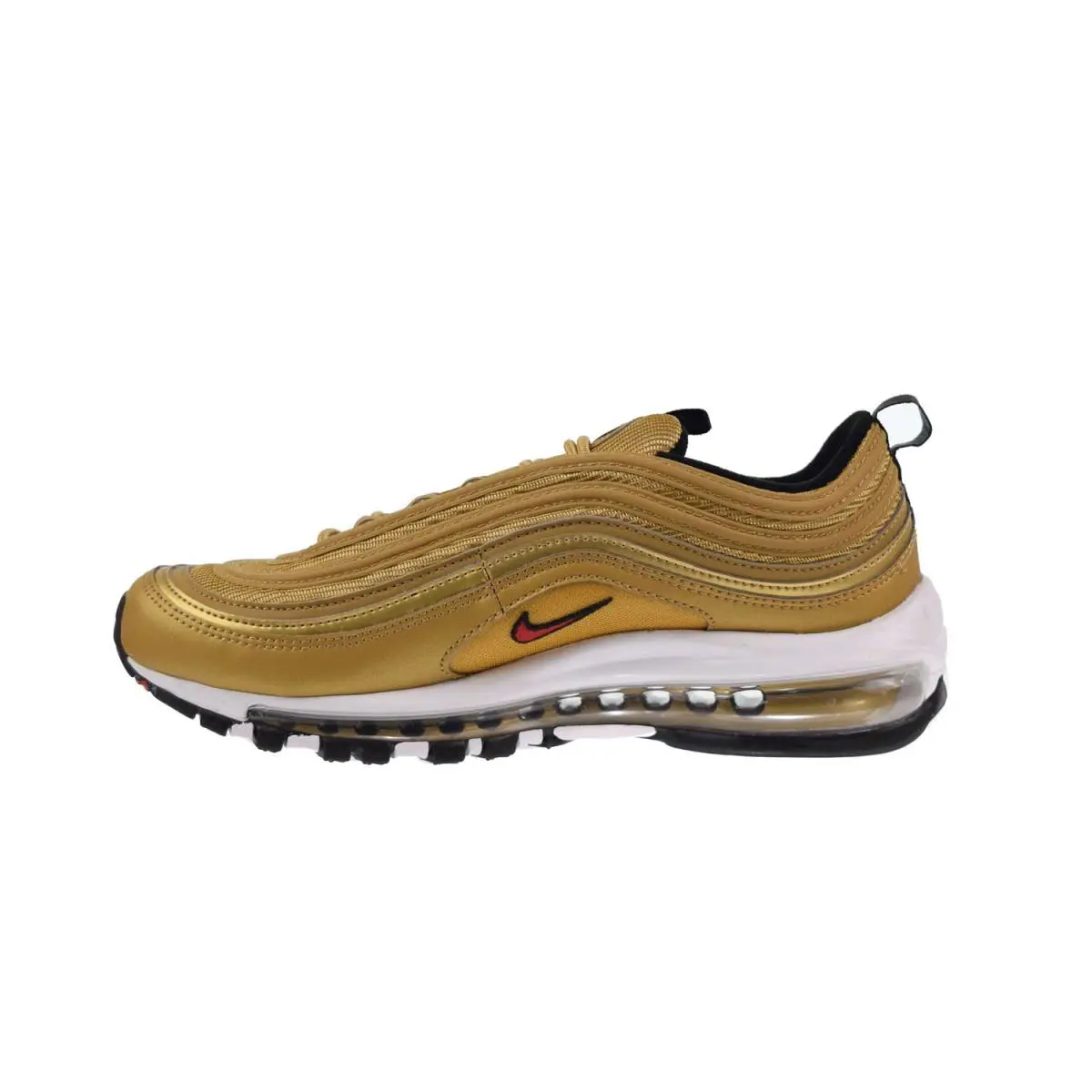 Nike shoes - Metallic Gold-Red 2
