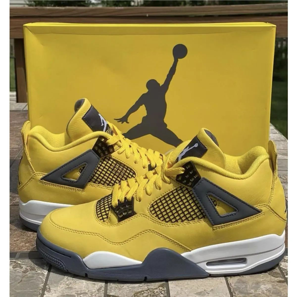 Nike shoes - Nike Air Jordan 4 - Air - CT8527-700 - Yellow 1