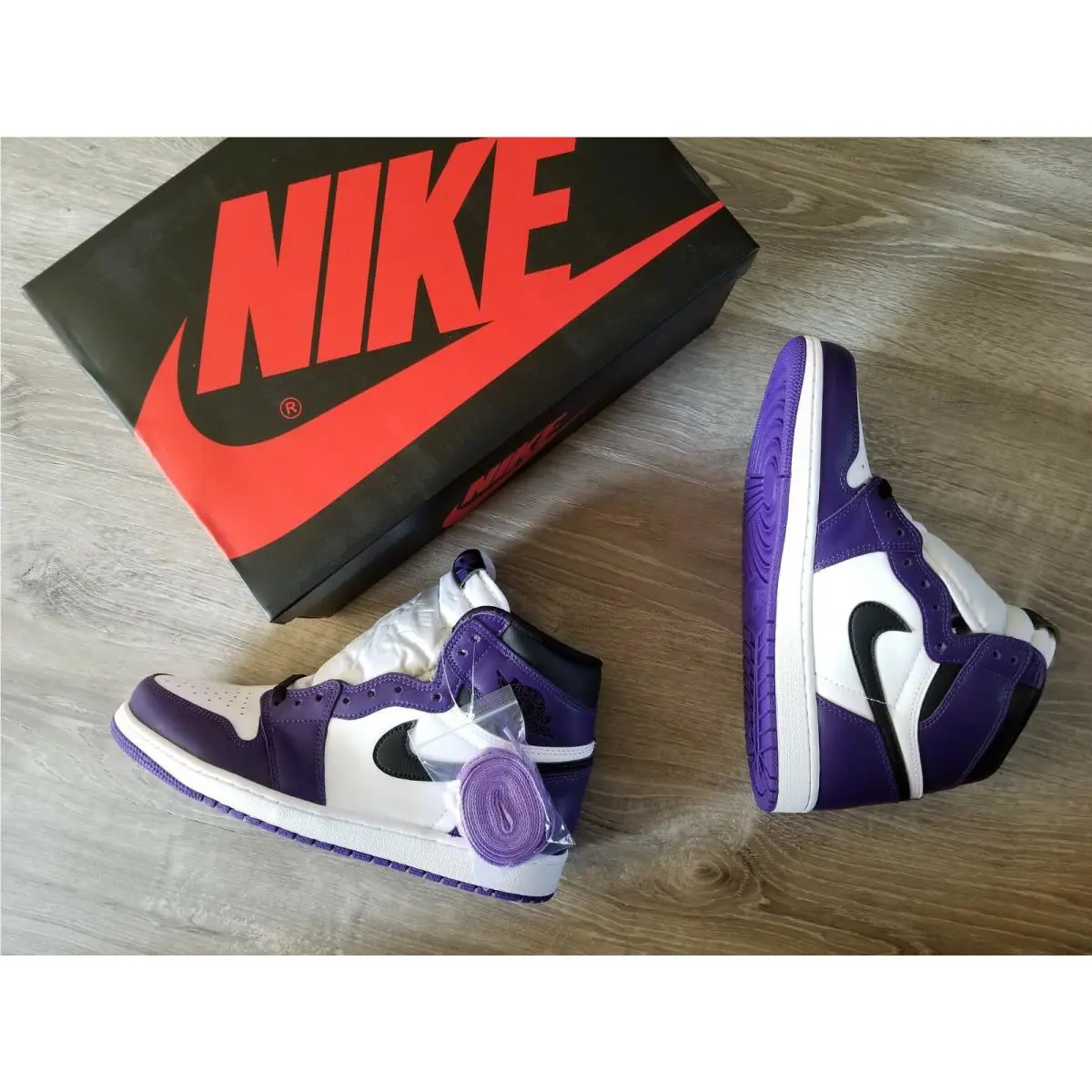 Nike shoes - Nike Air Jordan 1 - Air - 555088-500 - Purple 3