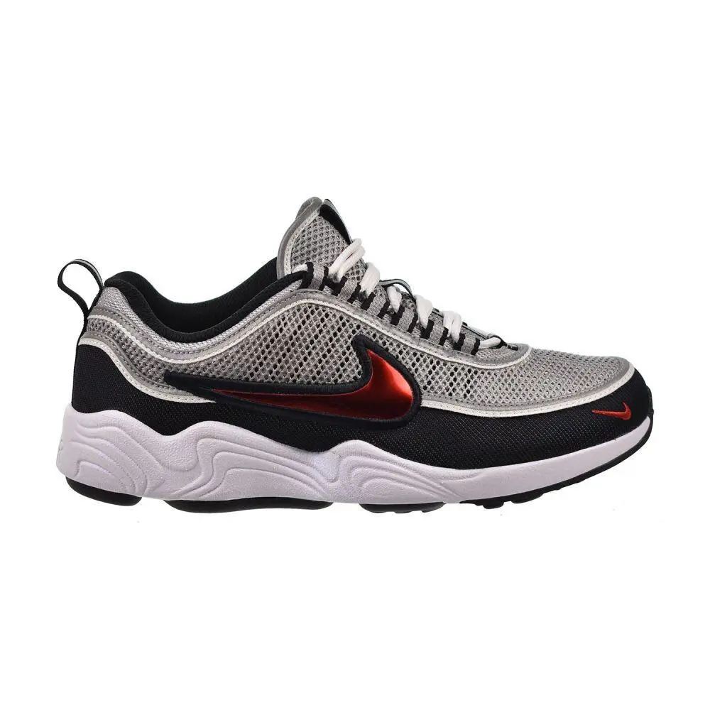 Nike Air Zoom Spiridon SP Men`s Shoes Metallic Silver/sport Red HF9117-001 - Metallic Silver/Sport Red