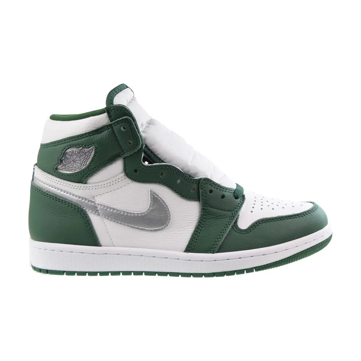 Jordan 1 Retro High OG Men`s Shoes Gorge Green-metallic Silver DZ5485-303 - Gorge Green-Metallic Silver