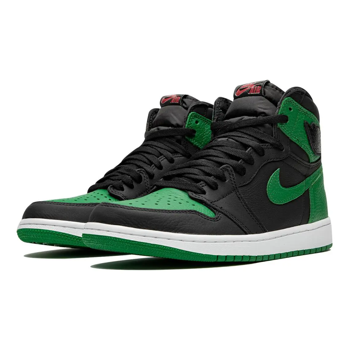 Nike shoes - Jordan 1 - 555088 030 - Black/White/Gym Red/Pine Green 0