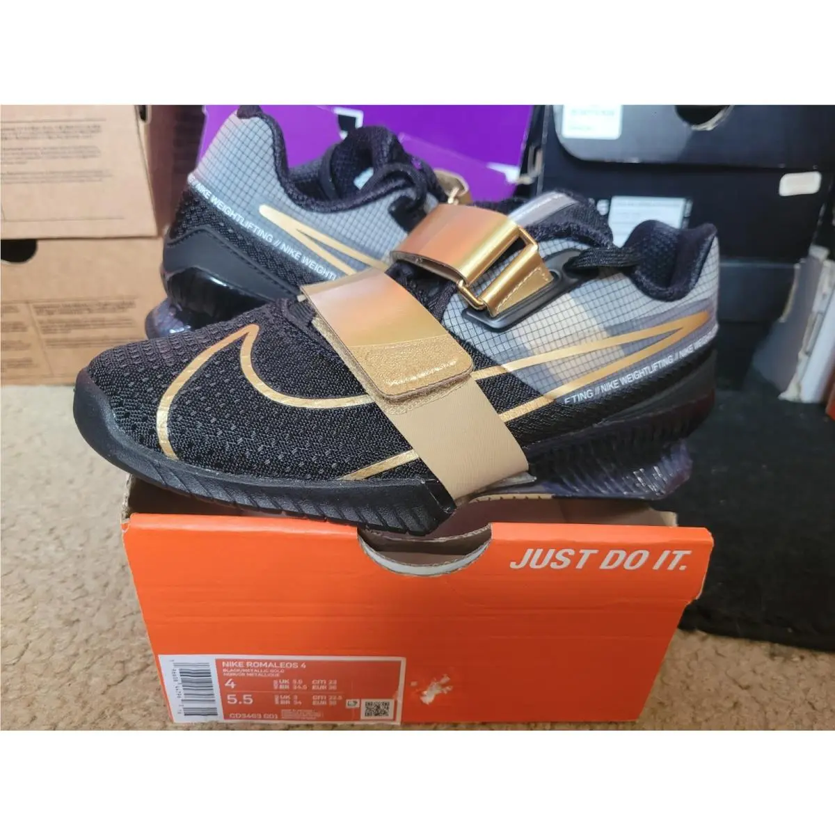 Nike shoes - Nike Romaleos 4 - Romaleos - CD3463 001 - Black 4
