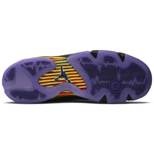 Nike shoes - Retro 14 - Retro - CV2470 001 - Black/Court Purple/Multi-Color/White 3