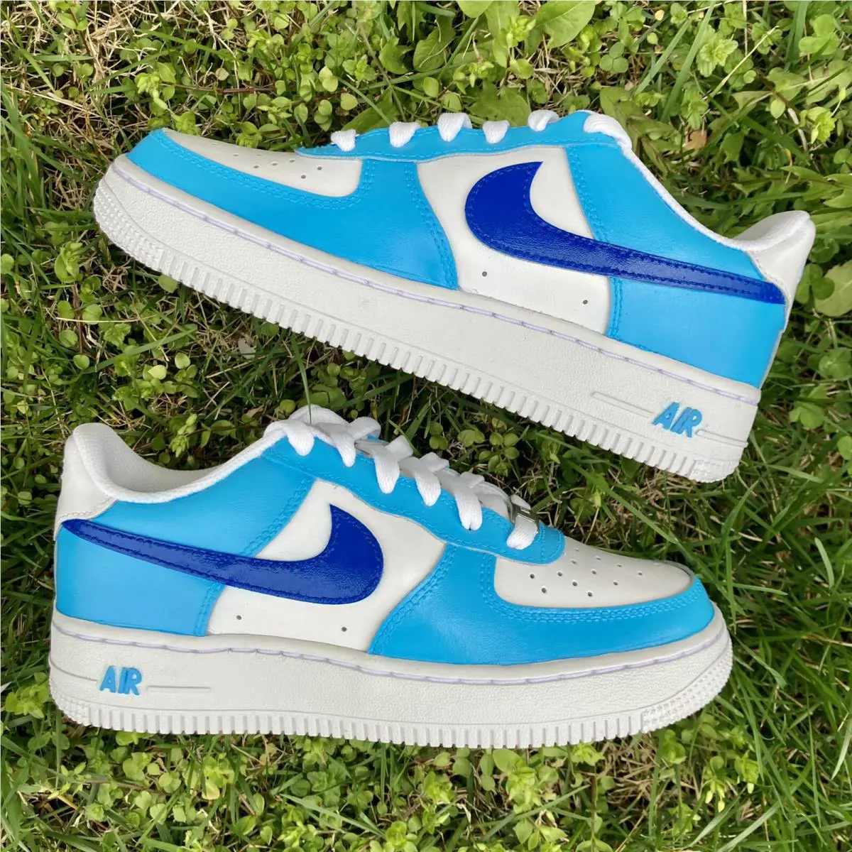 Nike shoes - Nike Air Force 1 - Air Force - DD8959-100 - Blue, Two Tone: Two Tone Blue Light Dark 0