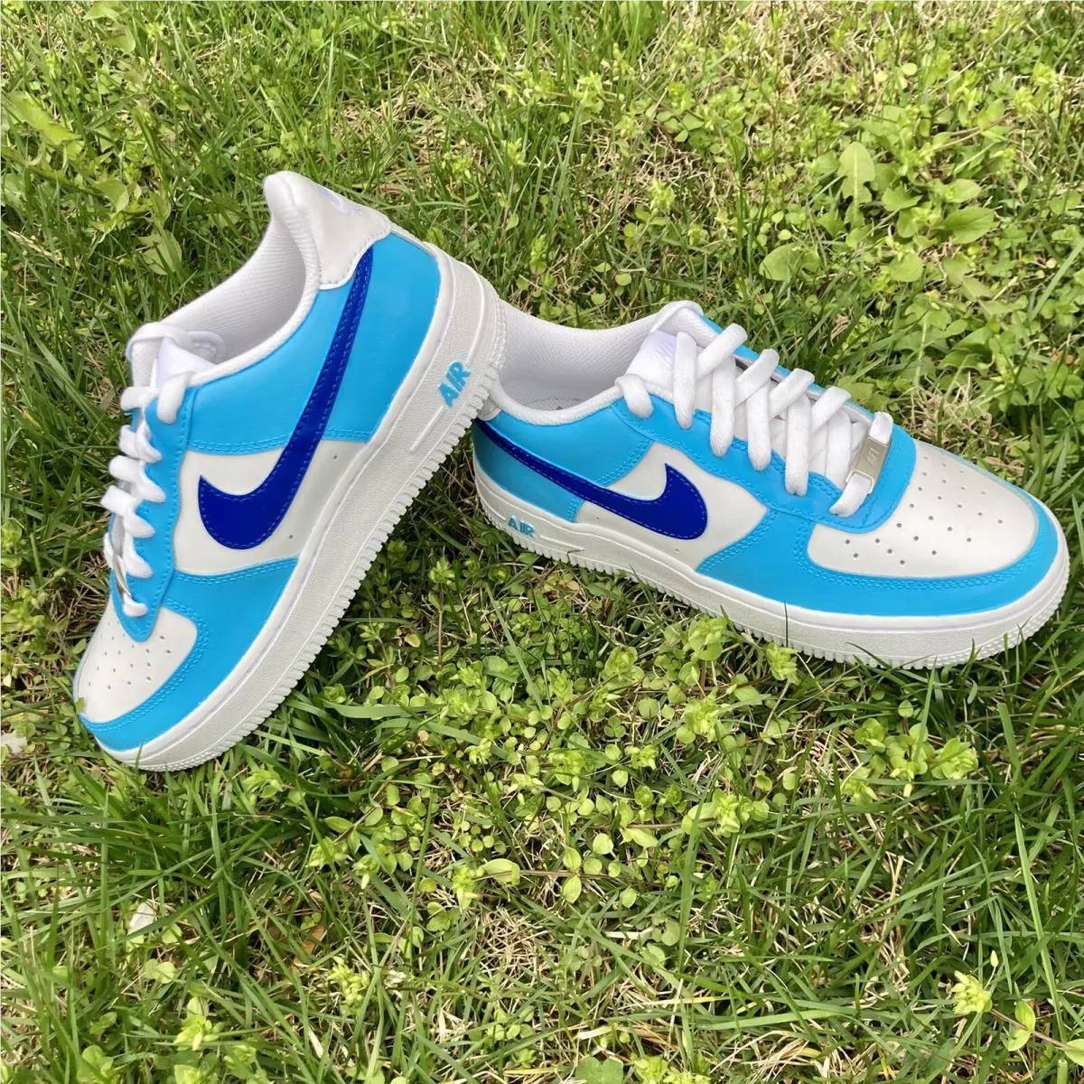 Nike shoes - Nike Air Force 1 - Air Force - DD8959-100 - Blue, Two Tone: Two Tone Blue Light Dark 3
