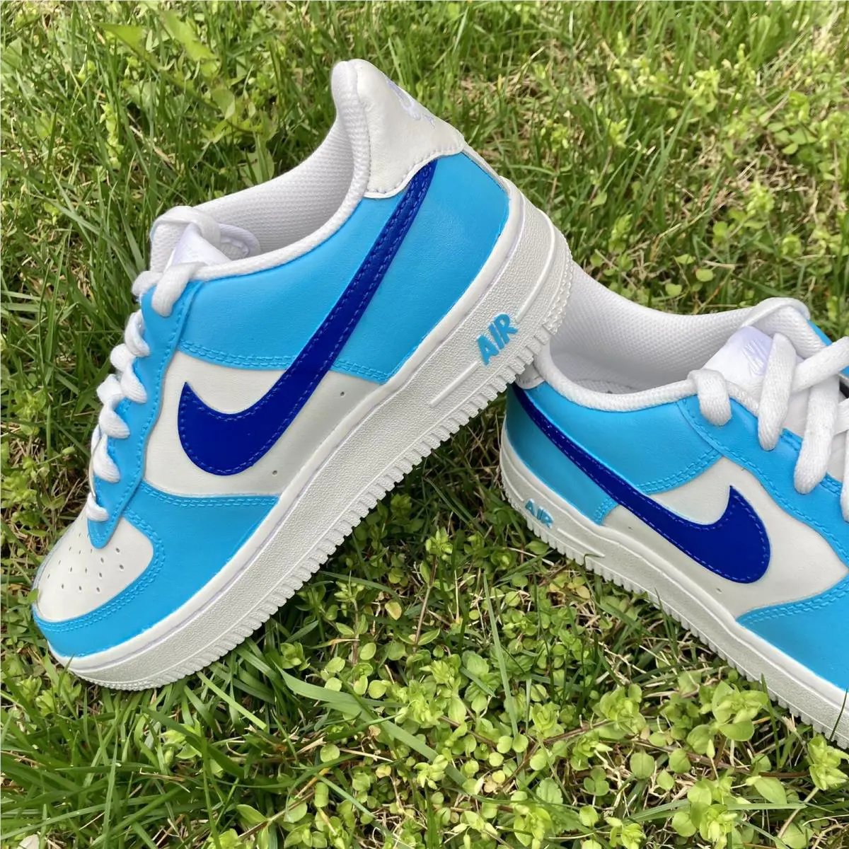 Nike shoes - Nike Air Force 1 - Air Force - DD8959-100 - Blue, Two Tone: Two Tone Blue Light Dark 4