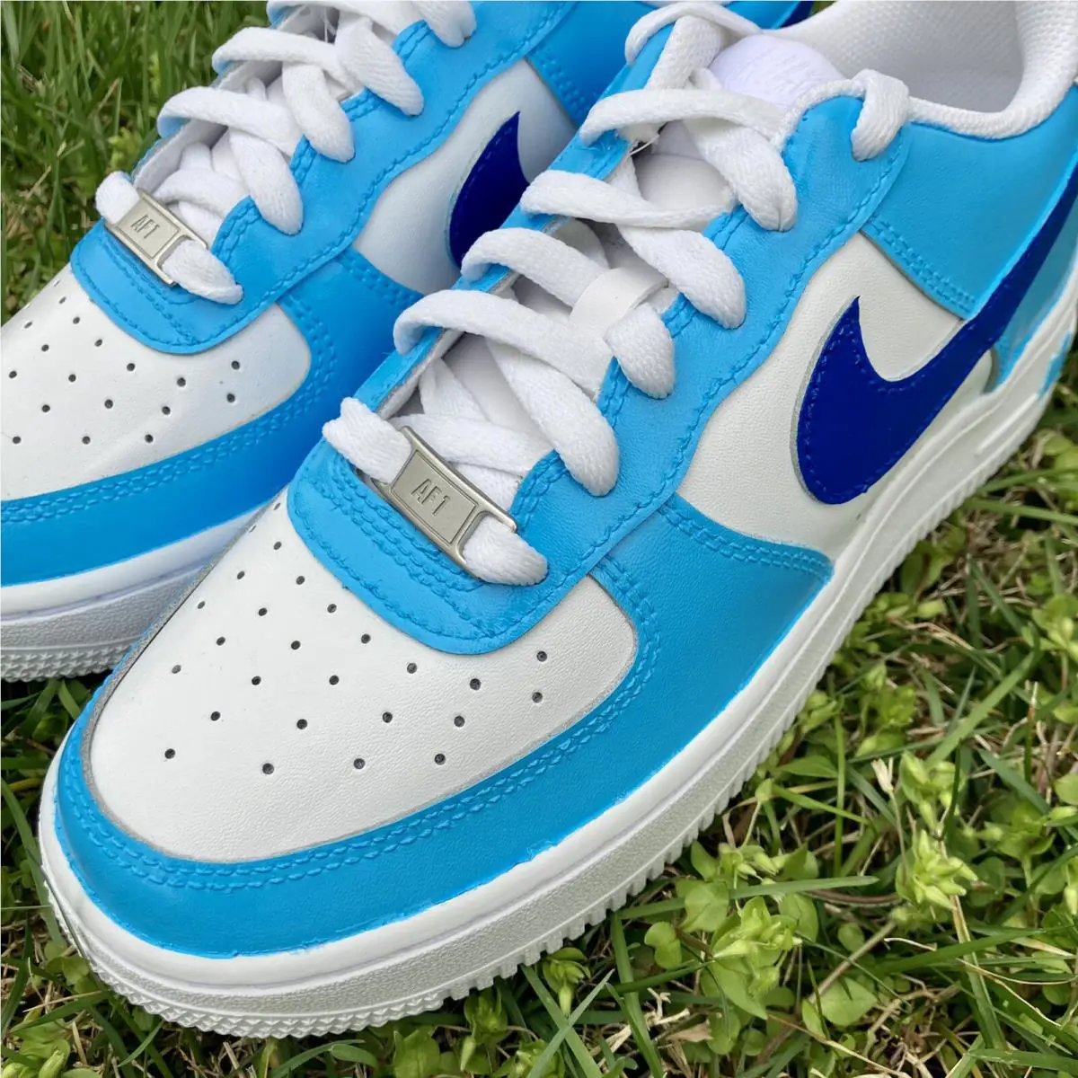 Nike shoes - Nike Air Force 1 - Air Force - DD8959-100 - Blue, Two Tone: Two Tone Blue Light Dark 18