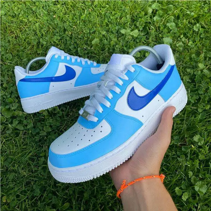 Nike shoes - Nike Air Force 1 - Air Force - DD8959-100 - Blue, Two Tone: Two Tone Blue Light Dark 19