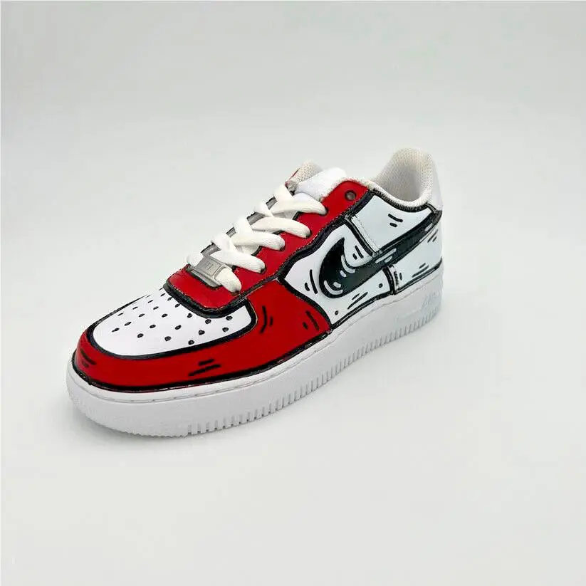 Nike shoes - Nike Air Force 1 - Air Force - DD8959-100 - Red 6