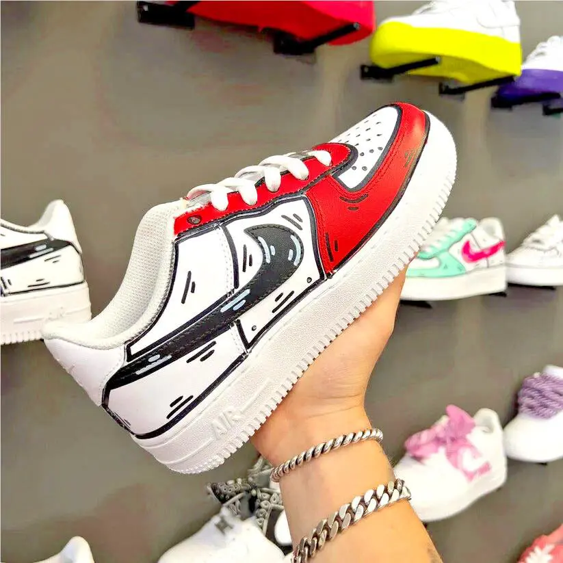 Nike shoes - Nike Air Force 1 - Air Force - DD8959-100 - Red 0