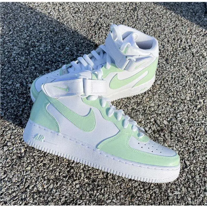 Nike shoes - Nike Air Force 1 - Air Force - DH2934-111 - White, Two Tone: Mint Green 0