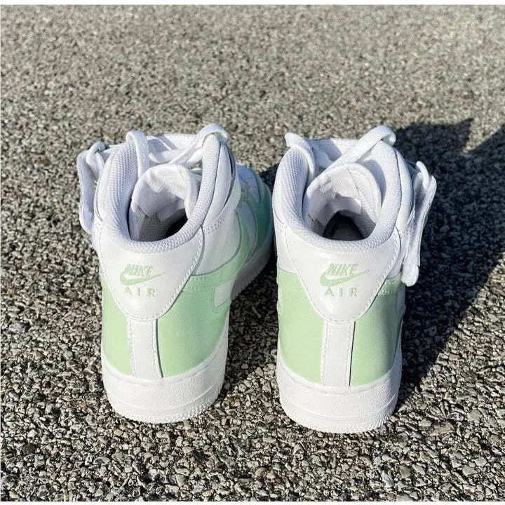 Nike shoes - Nike Air Force 1 - Air Force - DH2934-111 - White, Two Tone: Mint Green 5