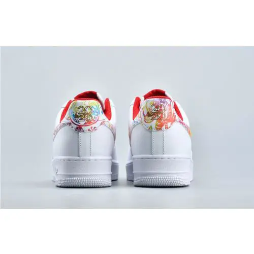 Nike shoes - Nike Air Force 1 - Air Force - CU2980-191 - Red/White 2