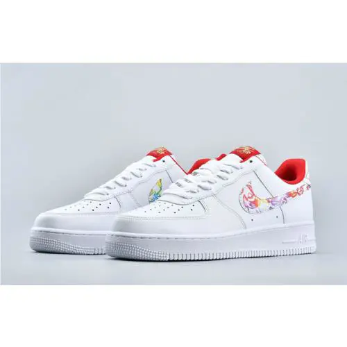 Nike shoes - Nike Air Force 1 - Air Force - CU2980-191 - Red/White 3