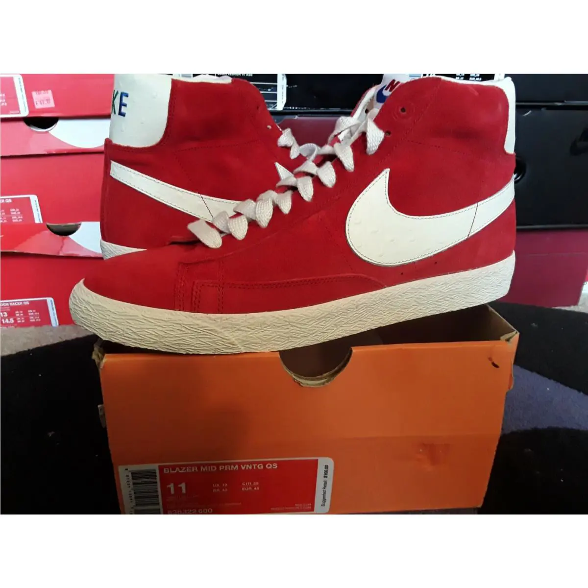 Nike shoes - Nike Blazer - Blazer - 638322 600 - Red 0