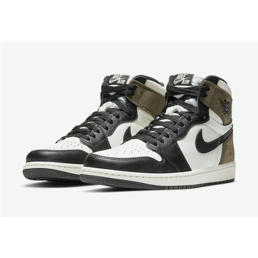 Nike shoes - Jordan Retro 1 - Retro - 555088 105 - Sail/Dark Mocha/Black 0