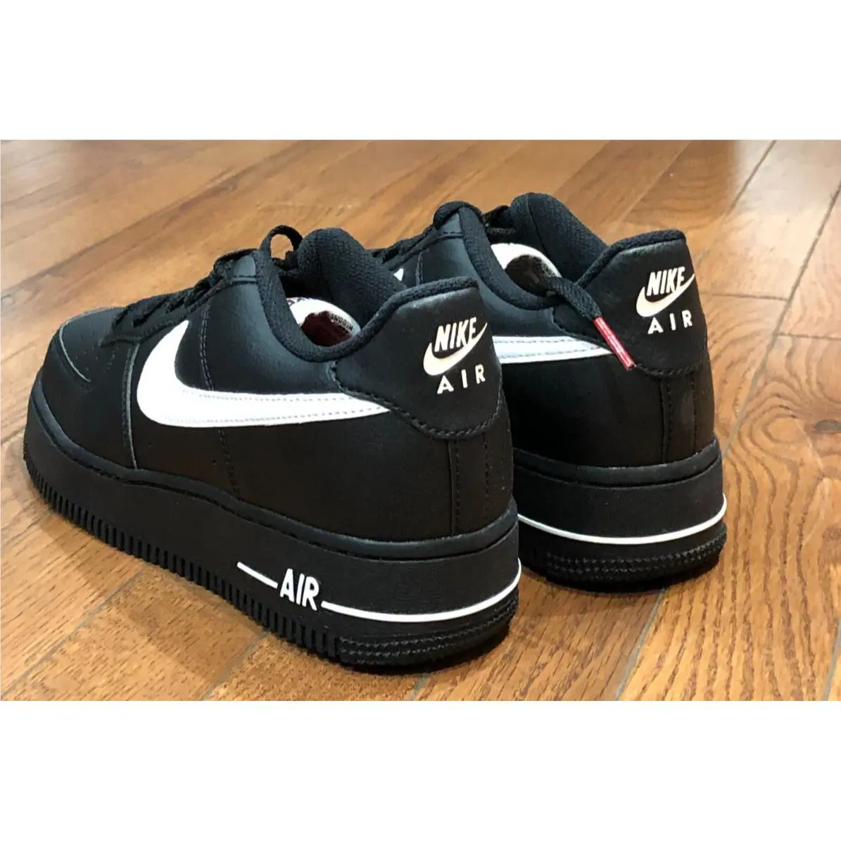 Nike shoes - Nike Air Force 1 GS - Black 2