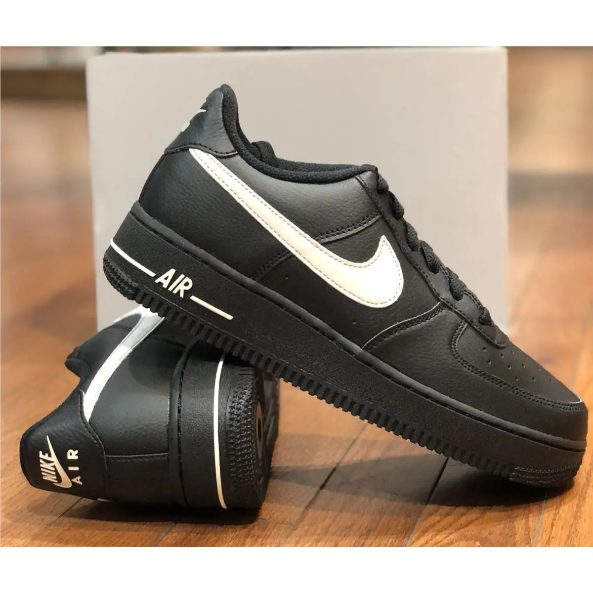 Nike shoes - Nike Air Force 1 GS - Black 12