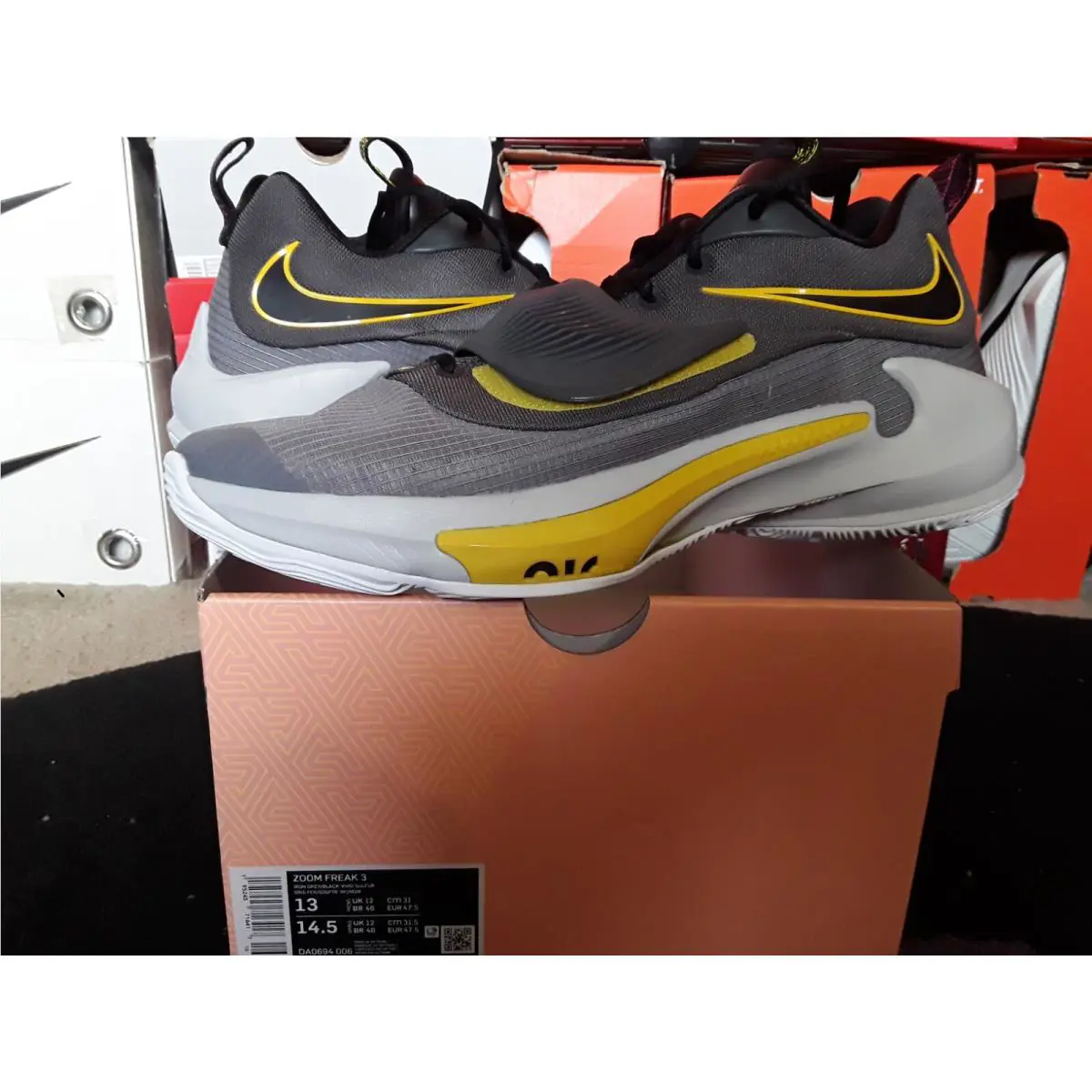 Nike shoes - Nike Zoom Freak 3 - Zoom Freak - DA0694 006 - Gray 0