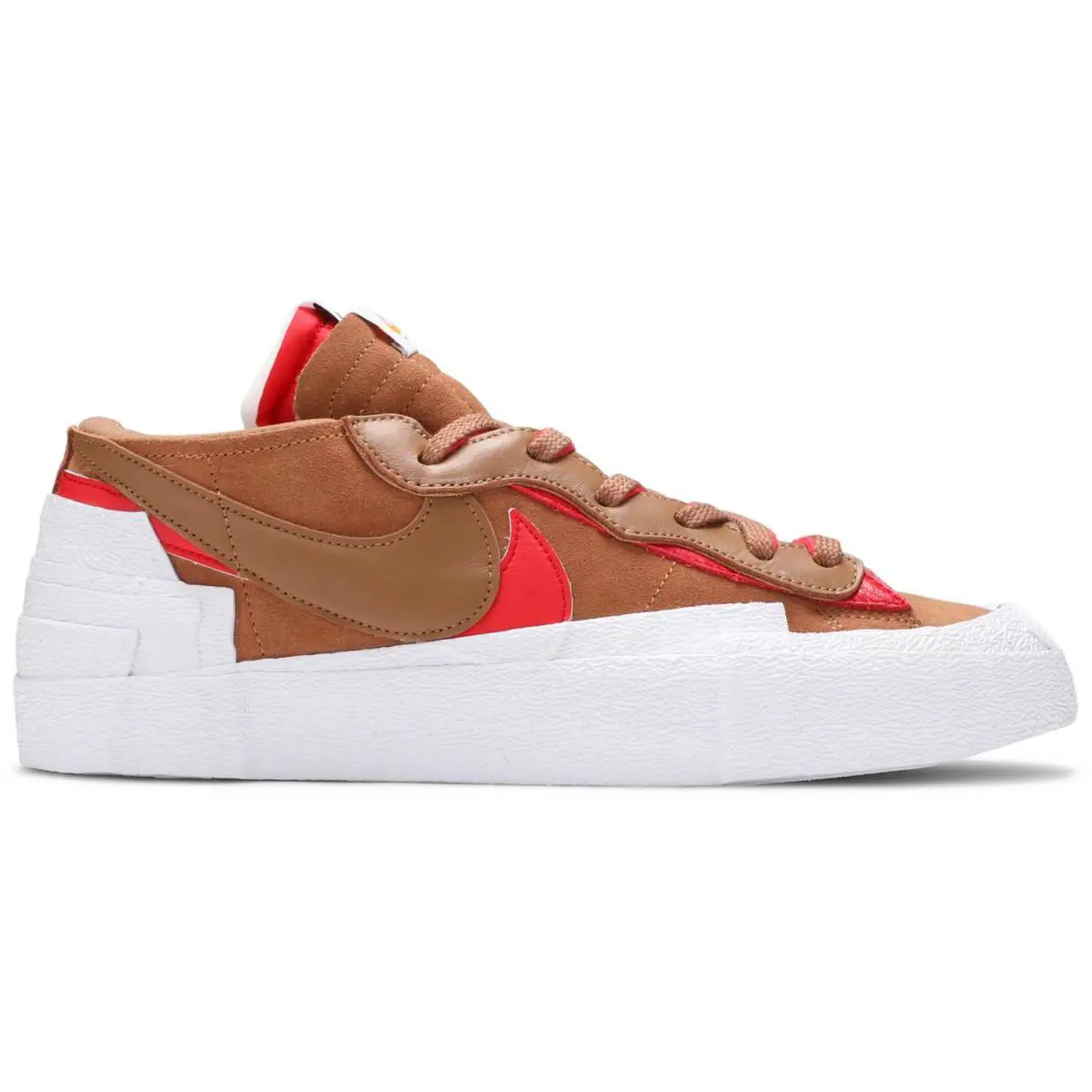 Nike shoes - Nike Men`s Blazer Low Sacai - DD1877 200 - Tan 5